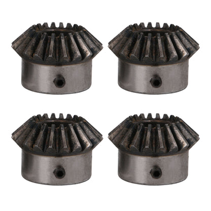BQLZR Metal Bevel Driver Gear Wheel 2 Modulus 20 T 0.55Inch Hole Dia for DIY Pack of 4